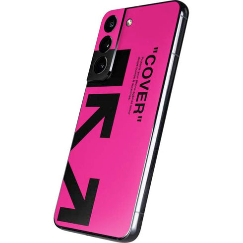 Black and Pink Arrows Galaxy S22 Skin